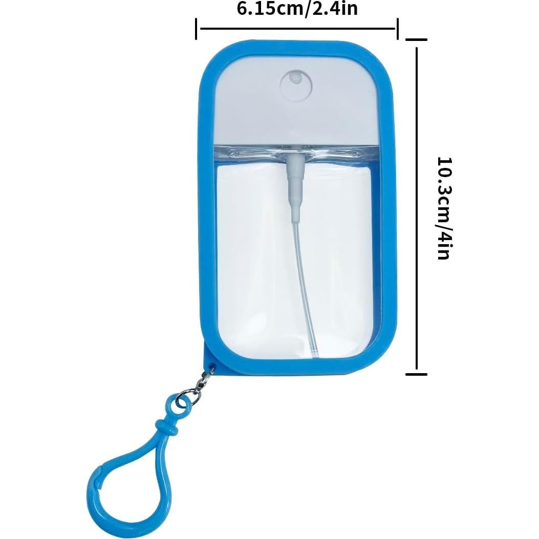 Botellas de Spray Rellenables Zhuohai 38ml Azul - Pack de 2