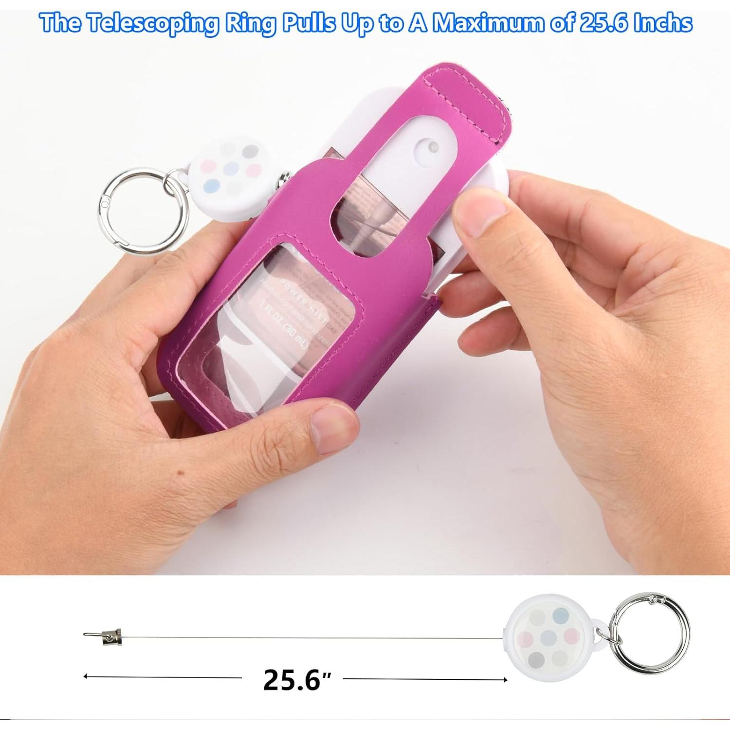 Funda de PU Beautyflier para Spray Desinfectante 30ml Rosa