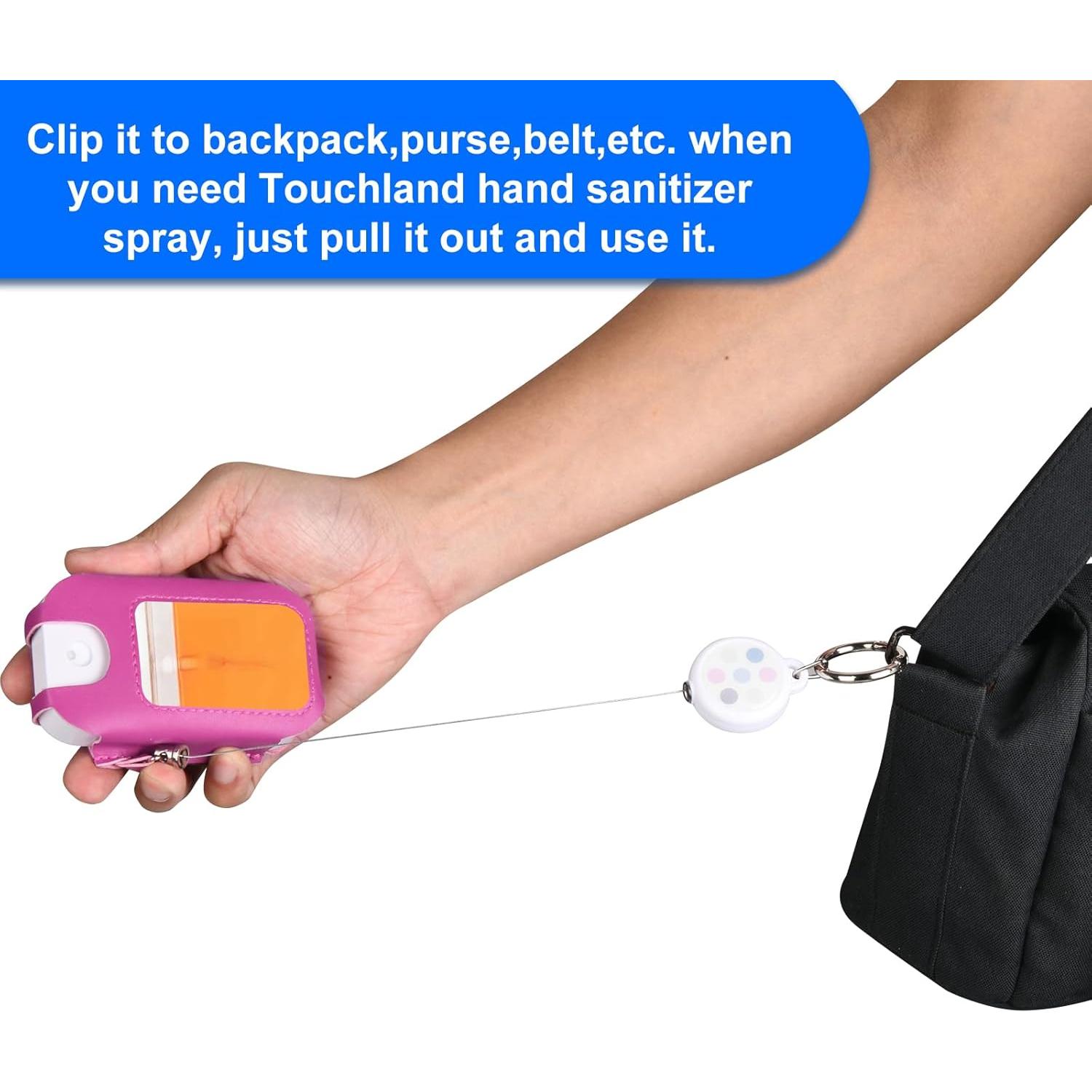 Funda de PU Beautyflier para Spray Desinfectante 30ml Rosa