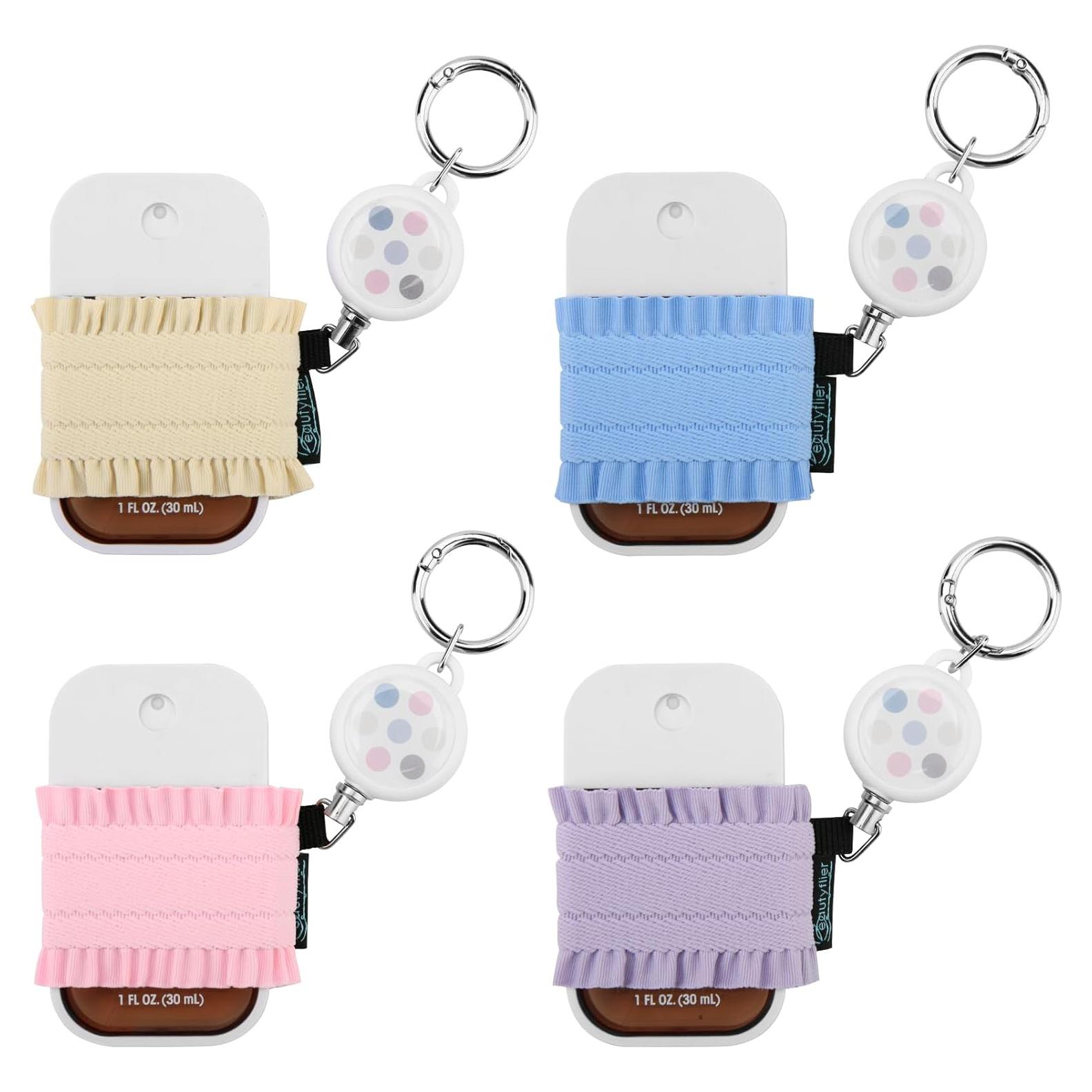 Beautyflier 4 Fundas Elásticas para Desinfectante de Manos 90g