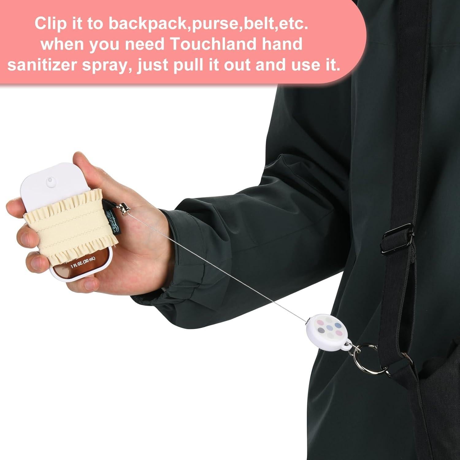 Beautyflier 4 Fundas Elásticas para Desinfectante de Manos 90g