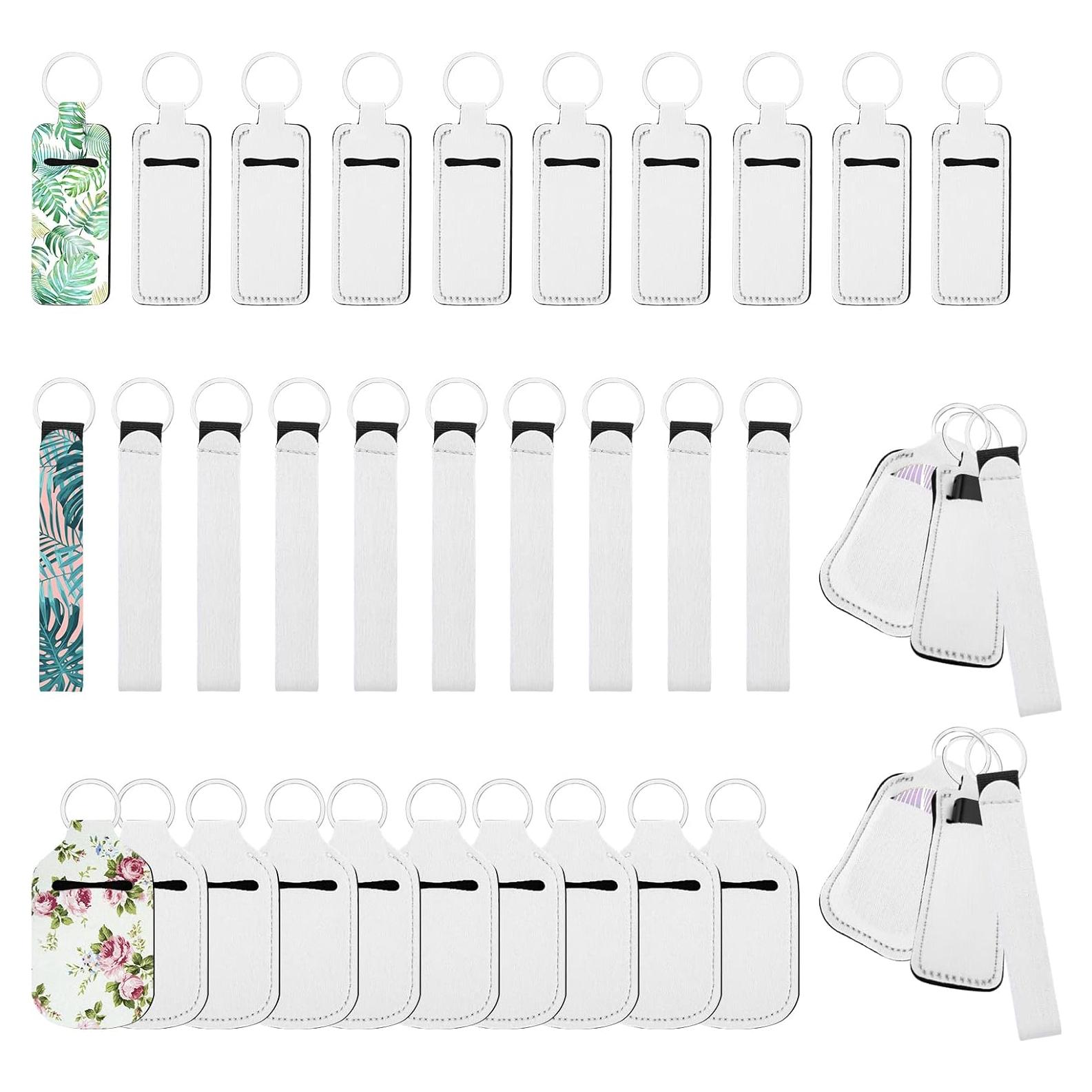 Juego de 30 Soportes de Neopreno KKUYT para Labial y Llaveros