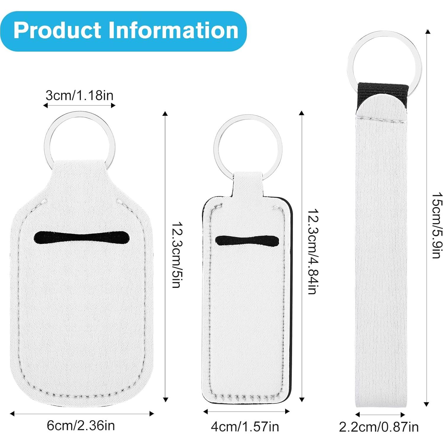 Juego de 30 Soportes de Neopreno KKUYT para Labial y Llaveros