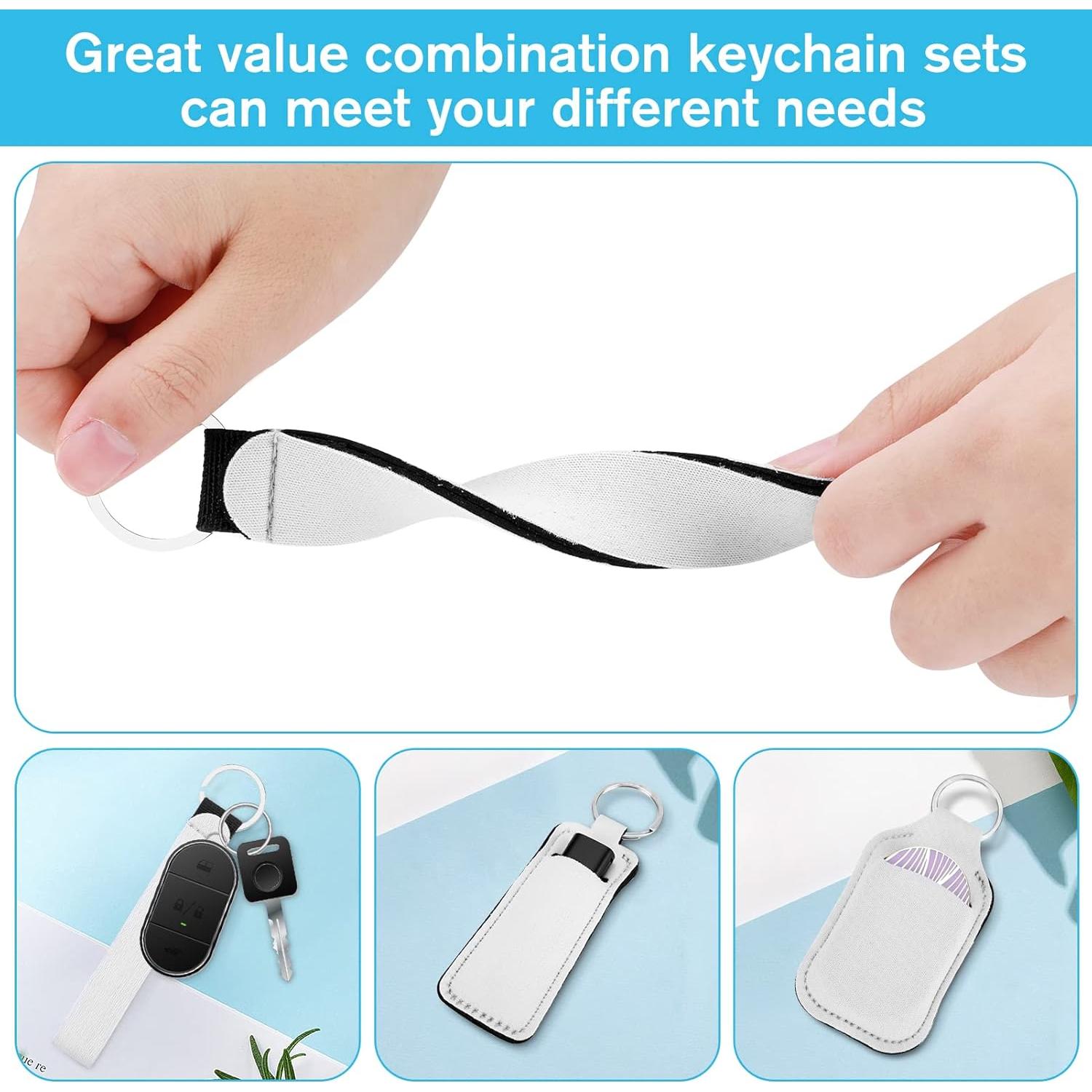 Juego de 30 Soportes de Neopreno KKUYT para Labial y Llaveros