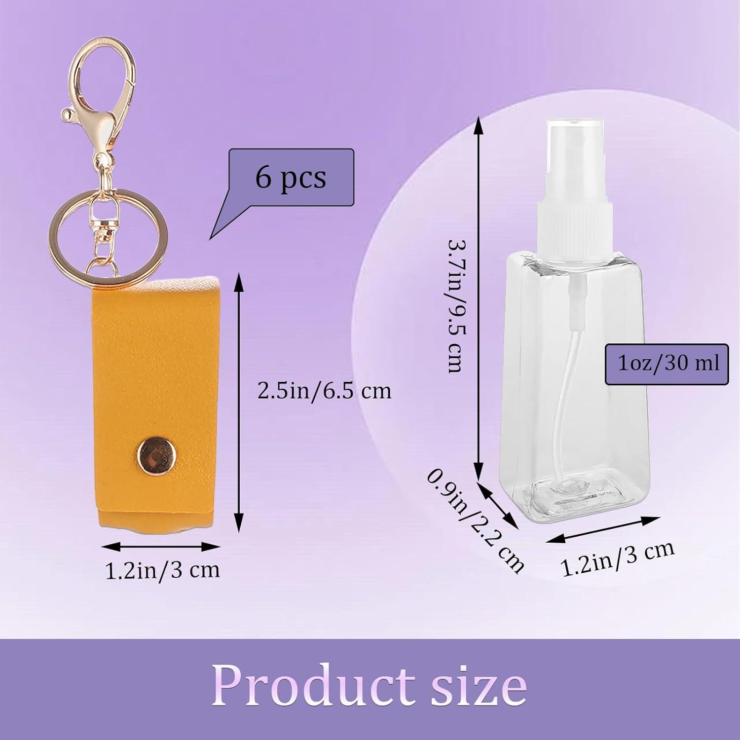 Botella de Spray de Alcohol WUMUZAI 30 ml Mini Viaje