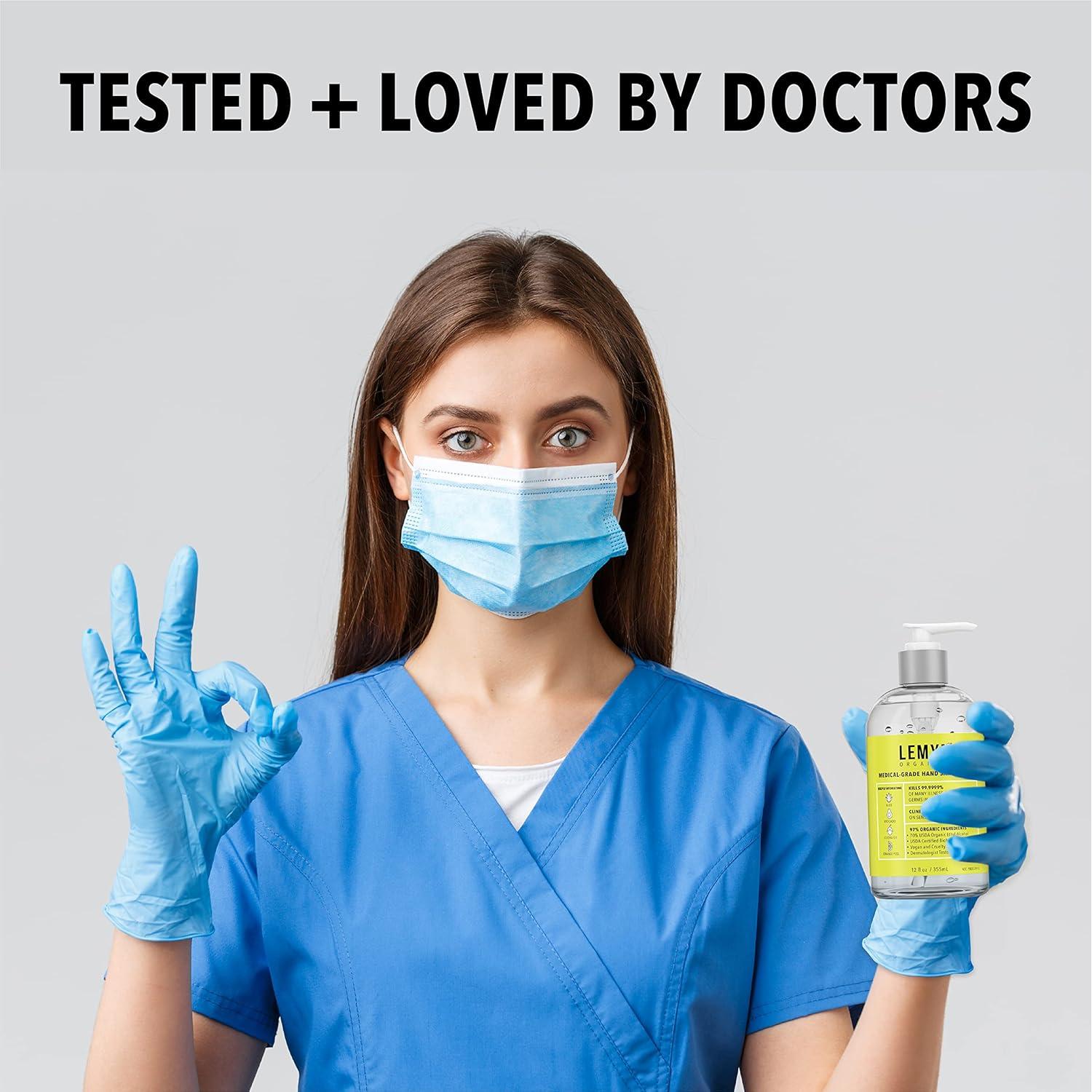 Gel desinfectante de manos Lemyn Organics 236.6 ml 97% orgánico