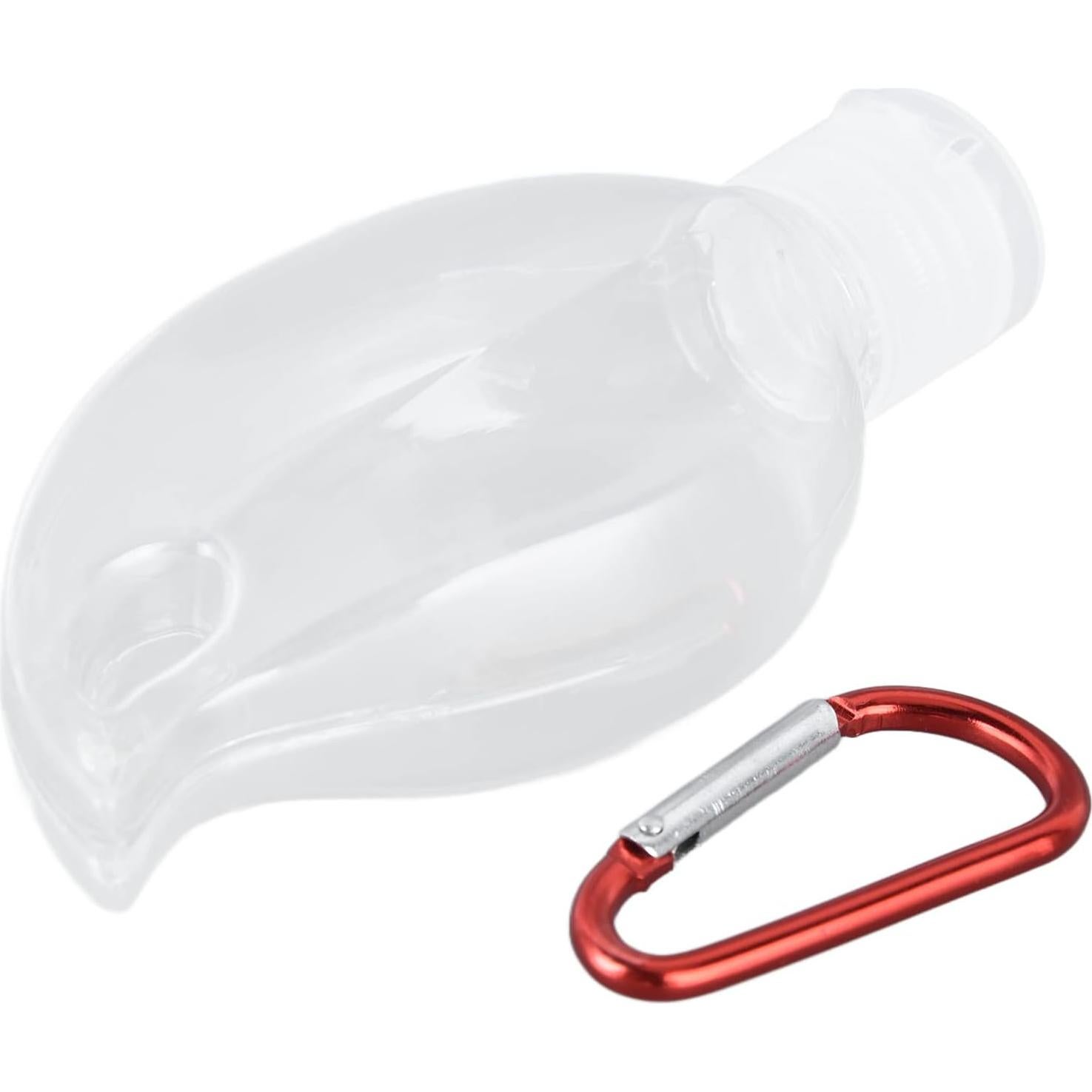 Botellas de Viaje Tiiyee 74ml con Llavero - Paquete de 4