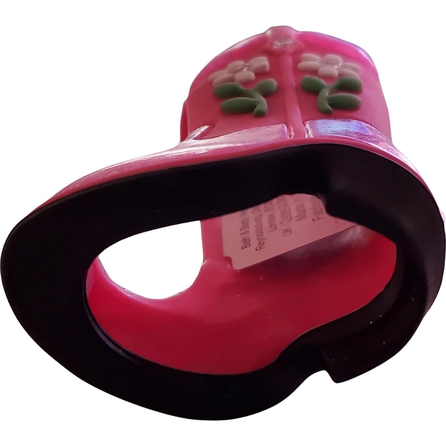 Botín de vaquero rosa Bath & Body Works con holder desinfectante