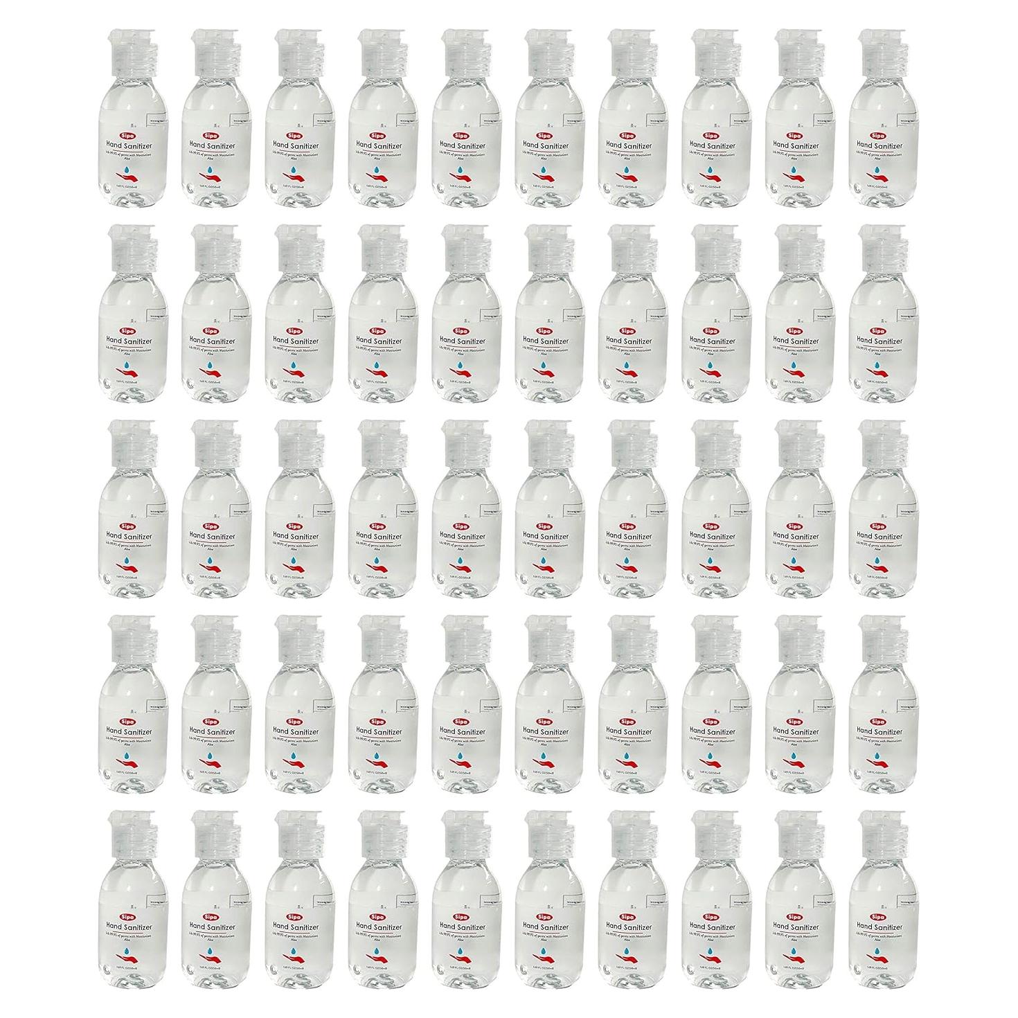 Desinfectante de Manos SIPA 50 ml Aroma Jazmín Gel Aloe Vitamina E