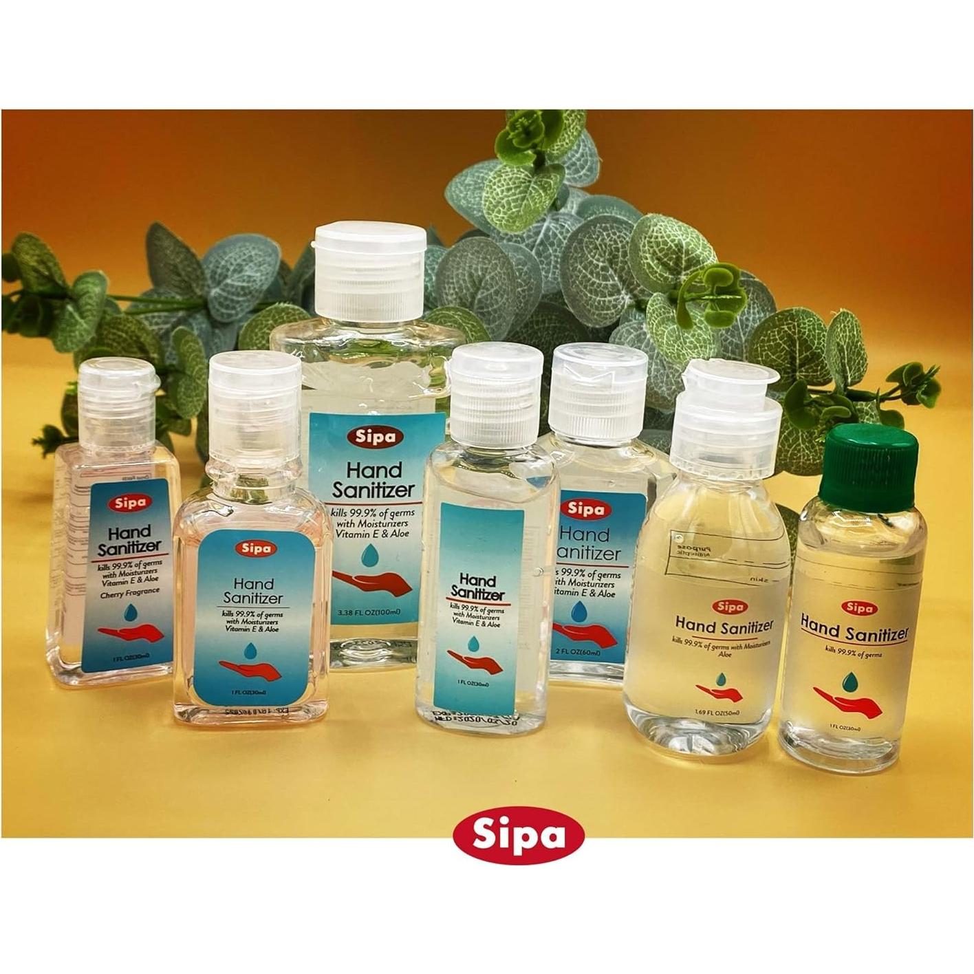 Desinfectante de Manos SIPA 50 ml Aroma Jazmín Gel Aloe Vitamina E