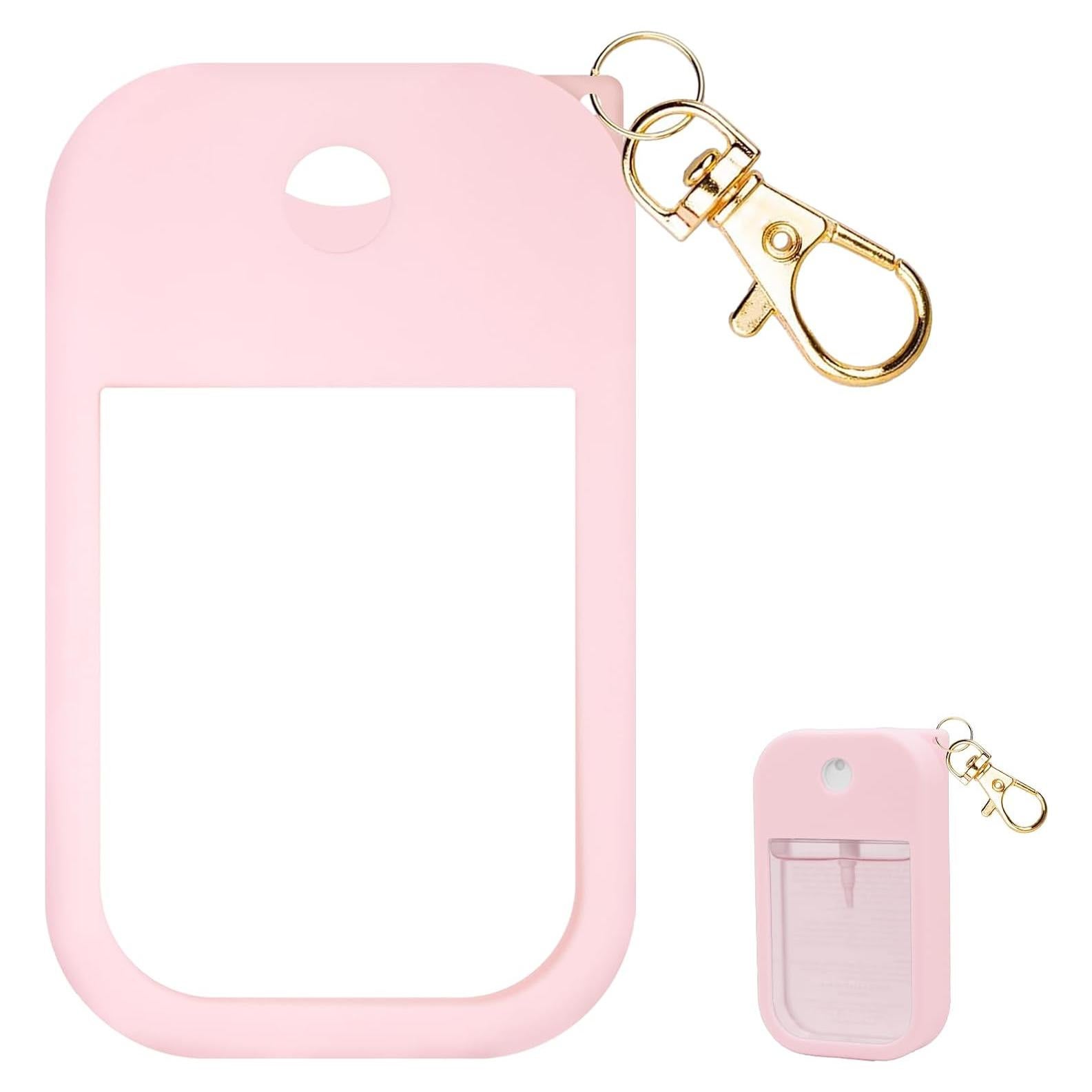 Funda de Silicona Rosa para Spray Desinfectante Touchland