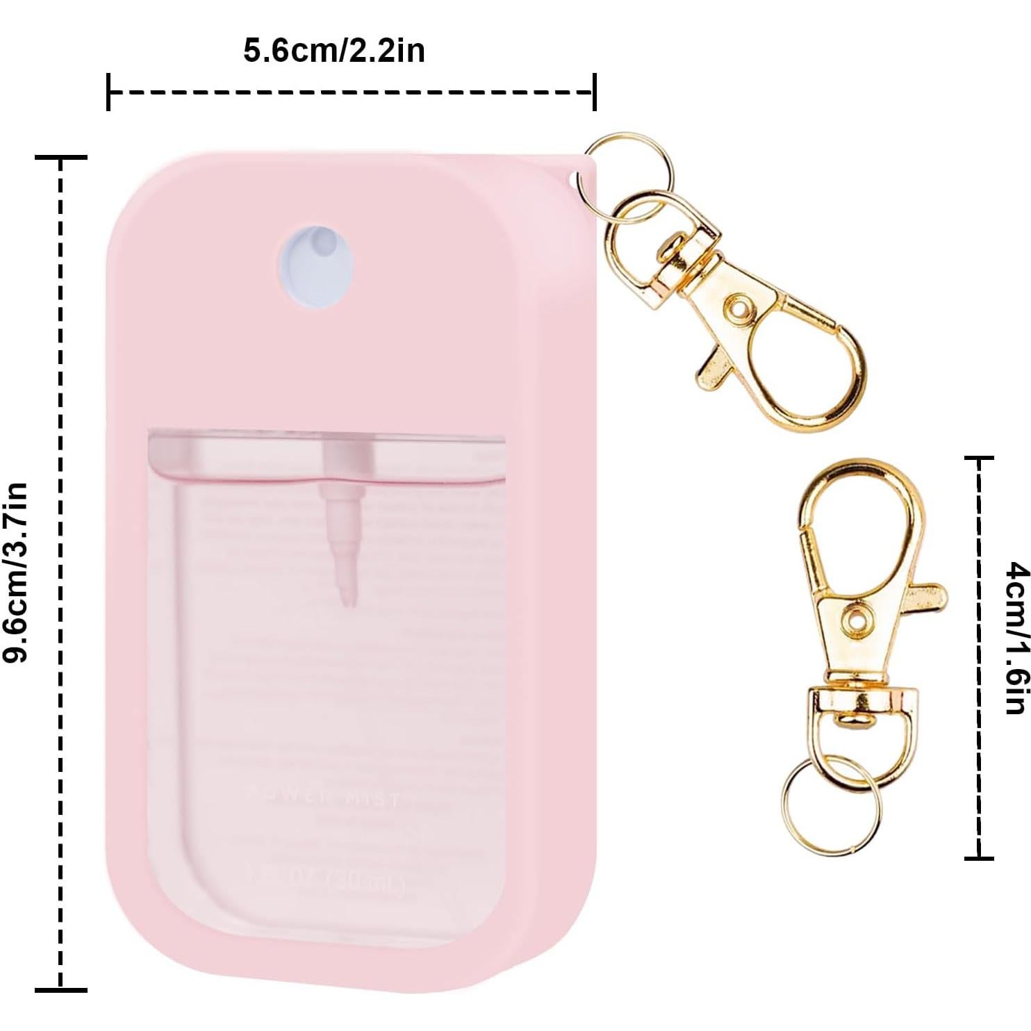 Funda de Silicona Rosa para Spray Desinfectante Touchland