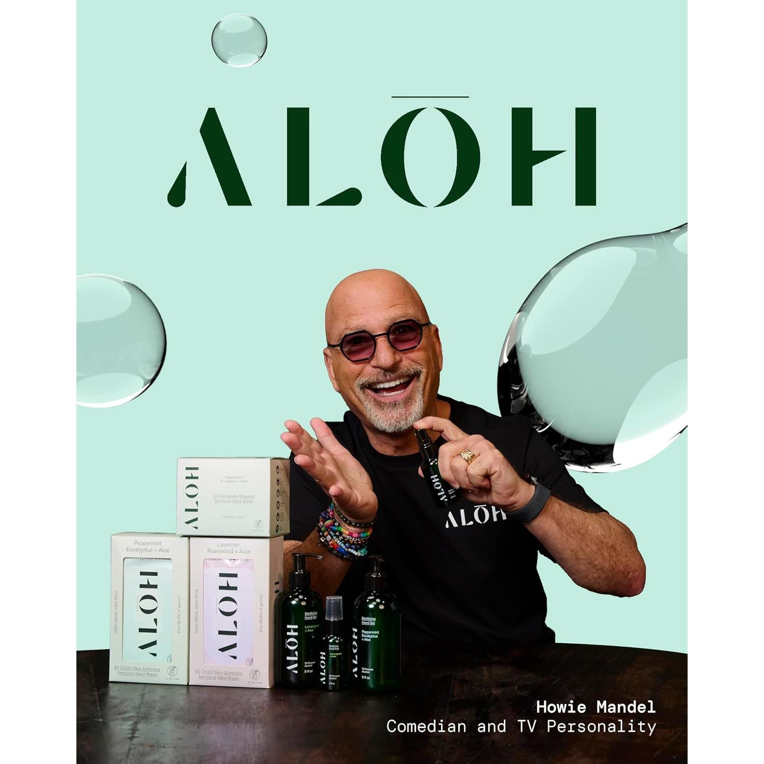 Desinfectante de Manos ALOH 3-pack 70% Alcohol Menta Eucalipto