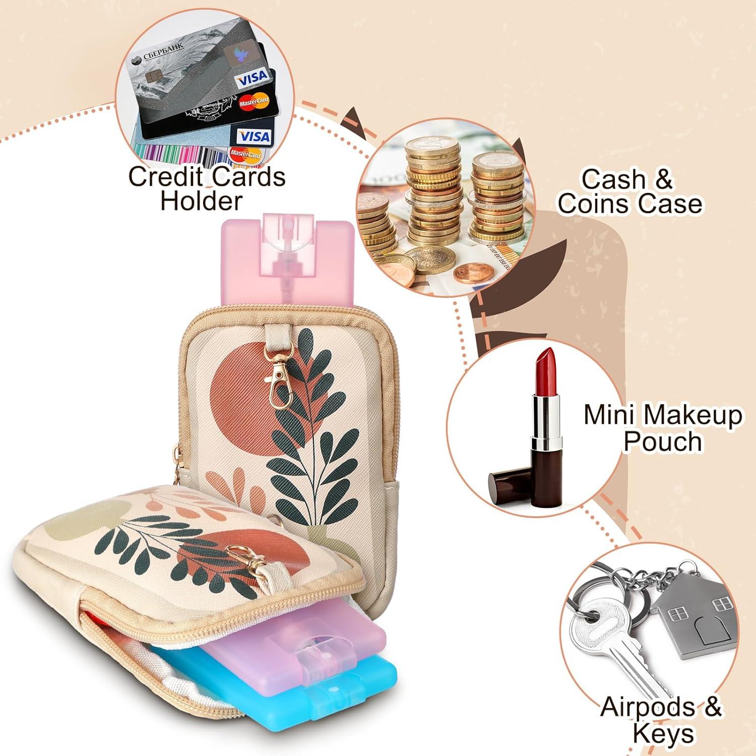 Funda de Cuero Boho para Desinfectante de Manos 30 ml - 5 Pcs