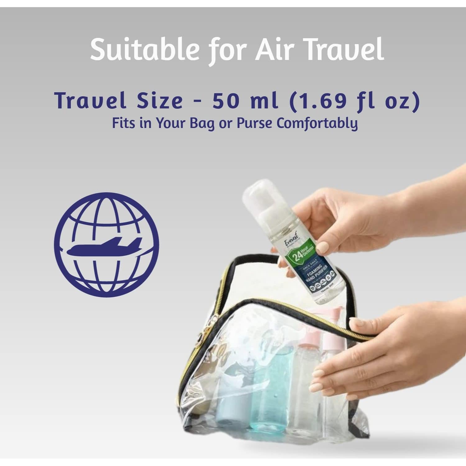 Desinfectante de Manos Espumoso Everest 24 Horas Sin Fragancia