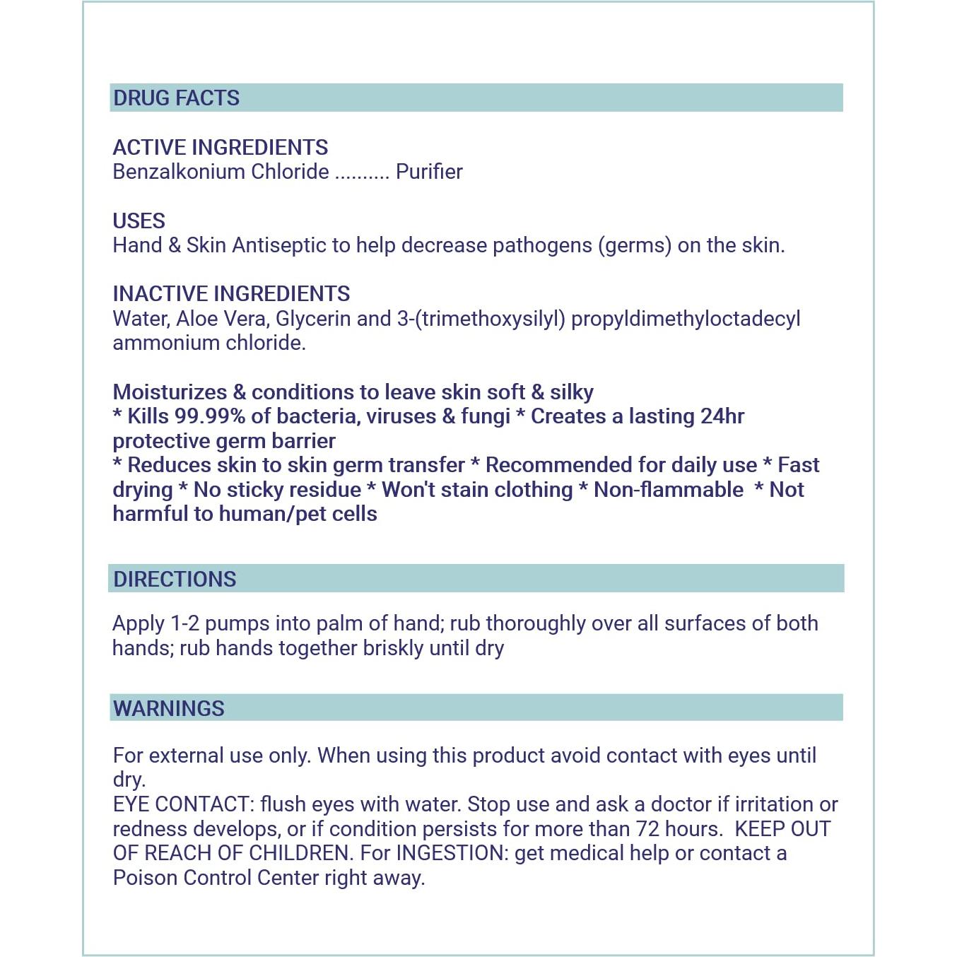 Desinfectante de Manos Espumoso Everest 24 Horas Sin Fragancia