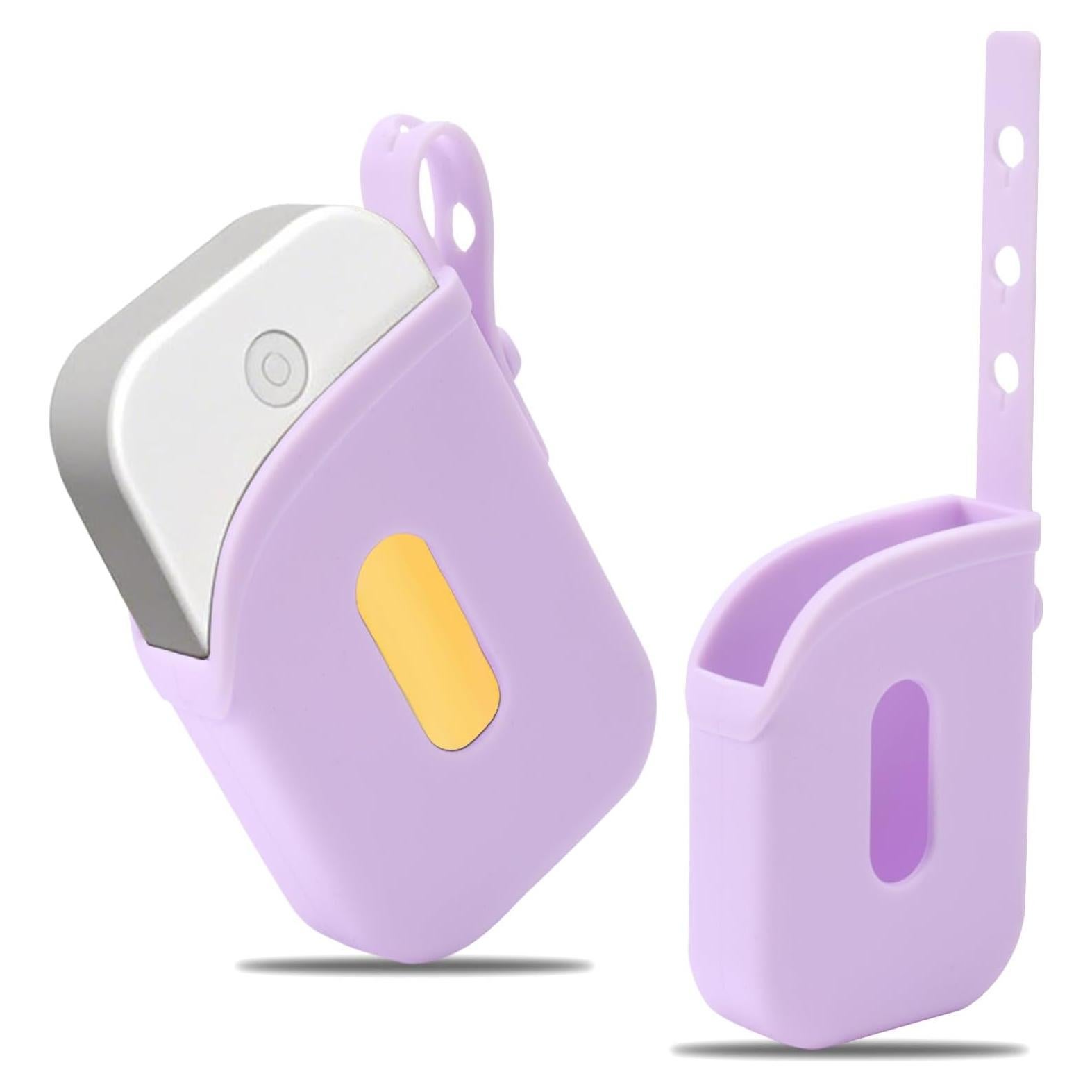 Funda de Silicona Lyreh para Spray Desinfectante 30 mL Púrpura