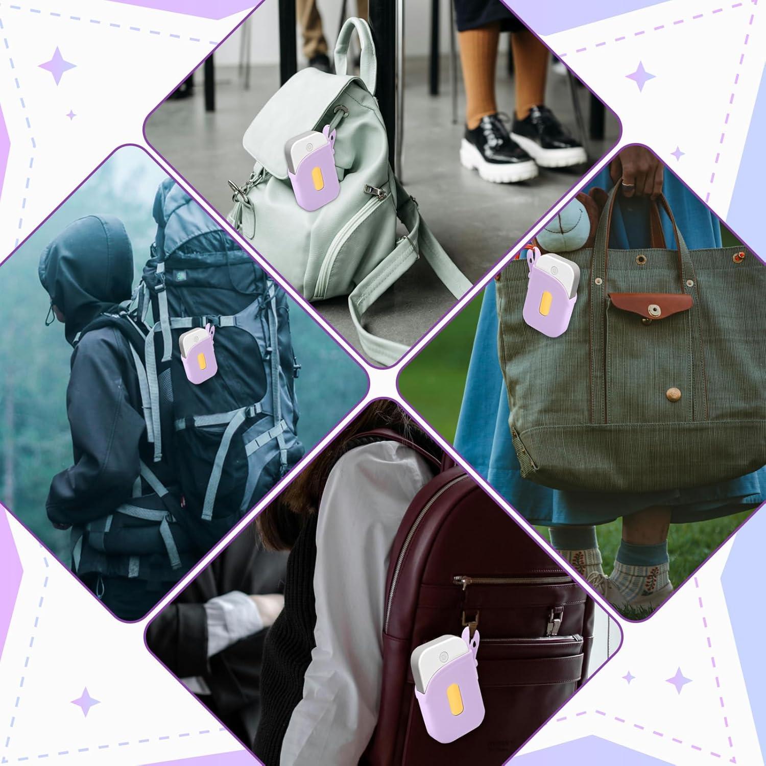 Funda de Silicona Lyreh para Spray Desinfectante 30 mL Púrpura