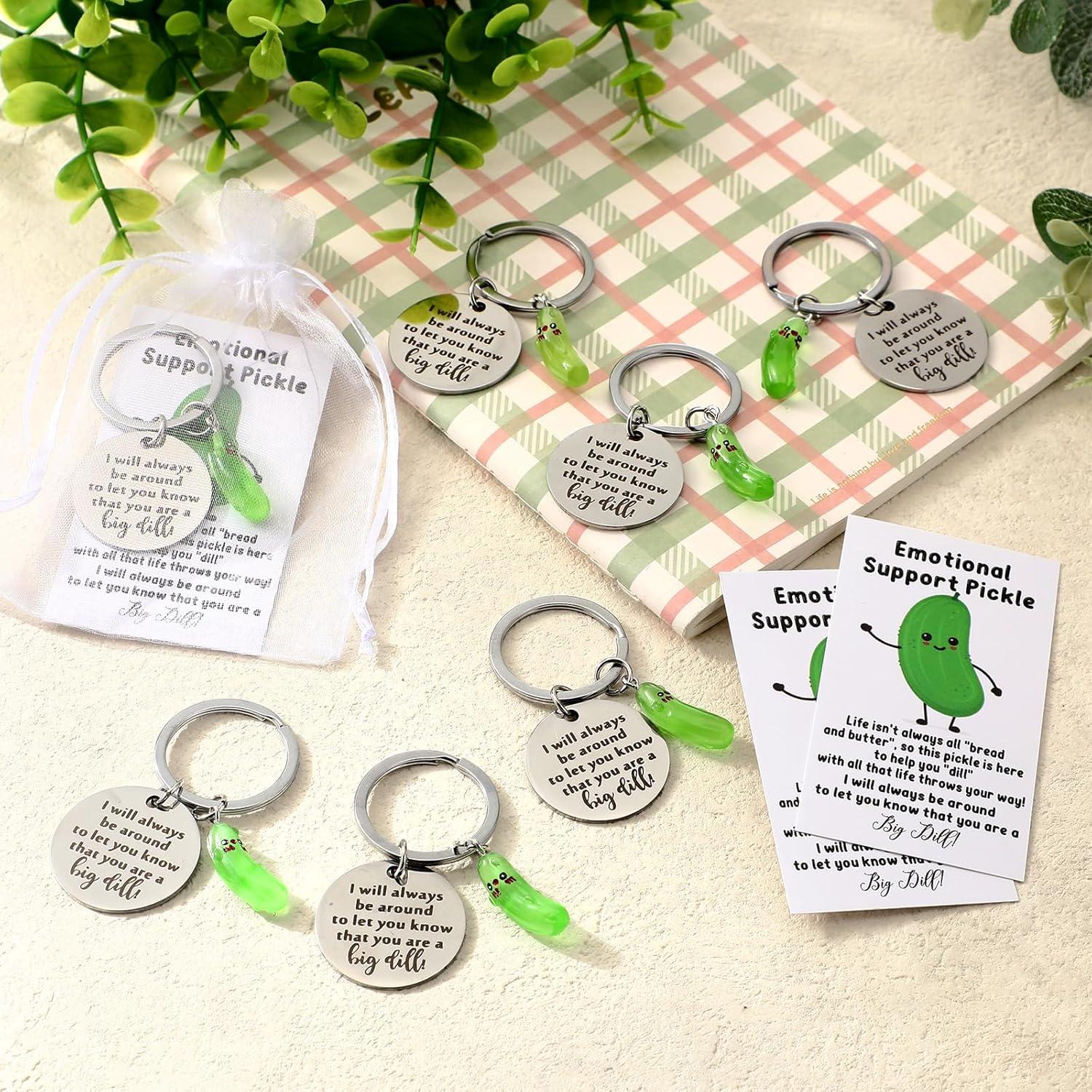 Juego de Regalo de Apreciación 12 Llaveros Pepinillo Ecation