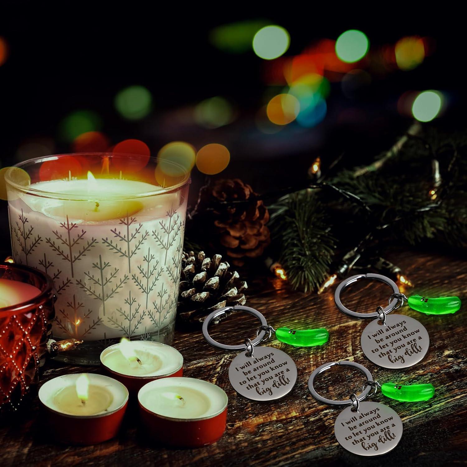 Juego de Regalo de Apreciación 12 Llaveros Pepinillo Ecation