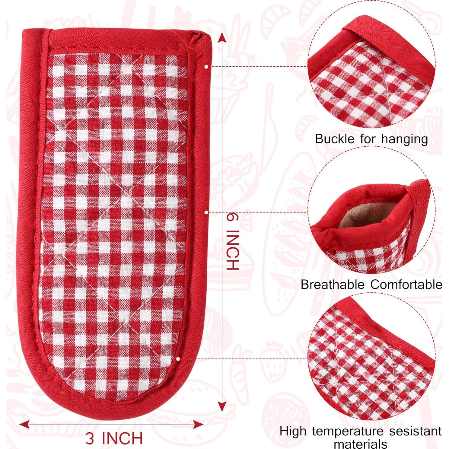 Funda para Mango de Sartén Geiserailie 8 Piezas Algodón Antideslizante