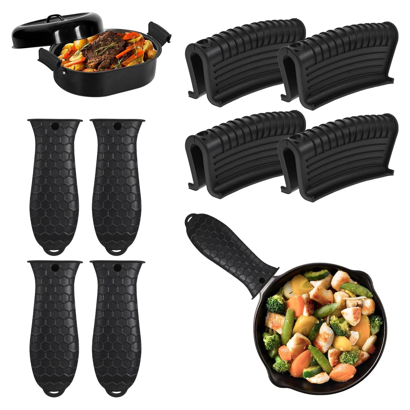 Paquete de 8 fundas de silicona MAQUITA para mangos calientes