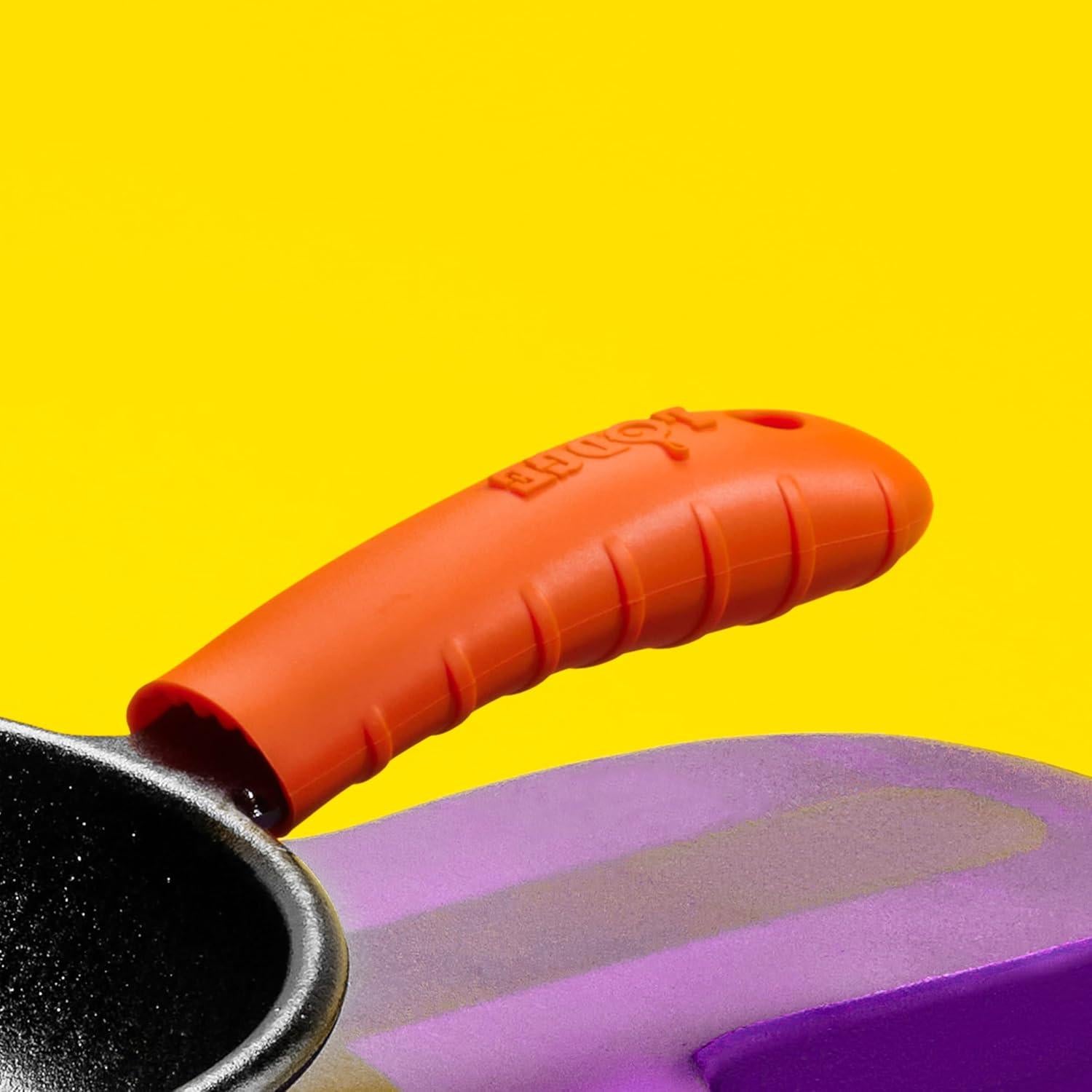 Soporte de Mango de Silicona Lodge BOLD Naranja 13.97x4.45 cm