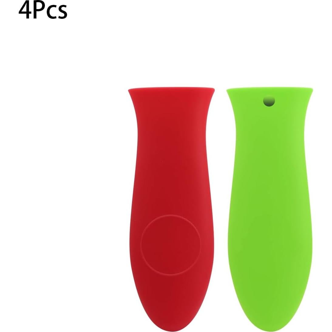 Cubiertas de Mango de Silicona Boguish 4 Piezas Multicolor