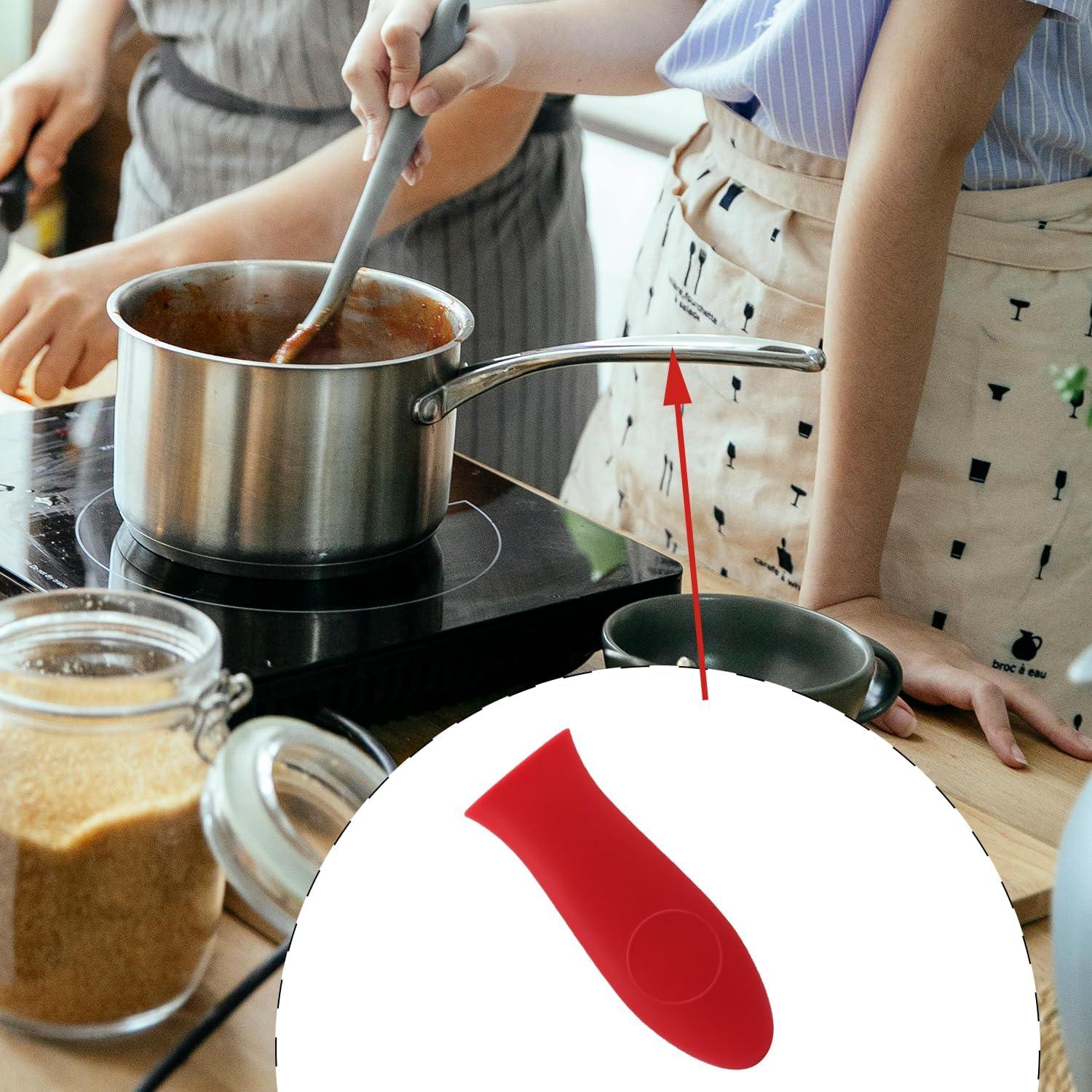 Cubiertas de Mango de Silicona Boguish 4 Piezas Multicolor