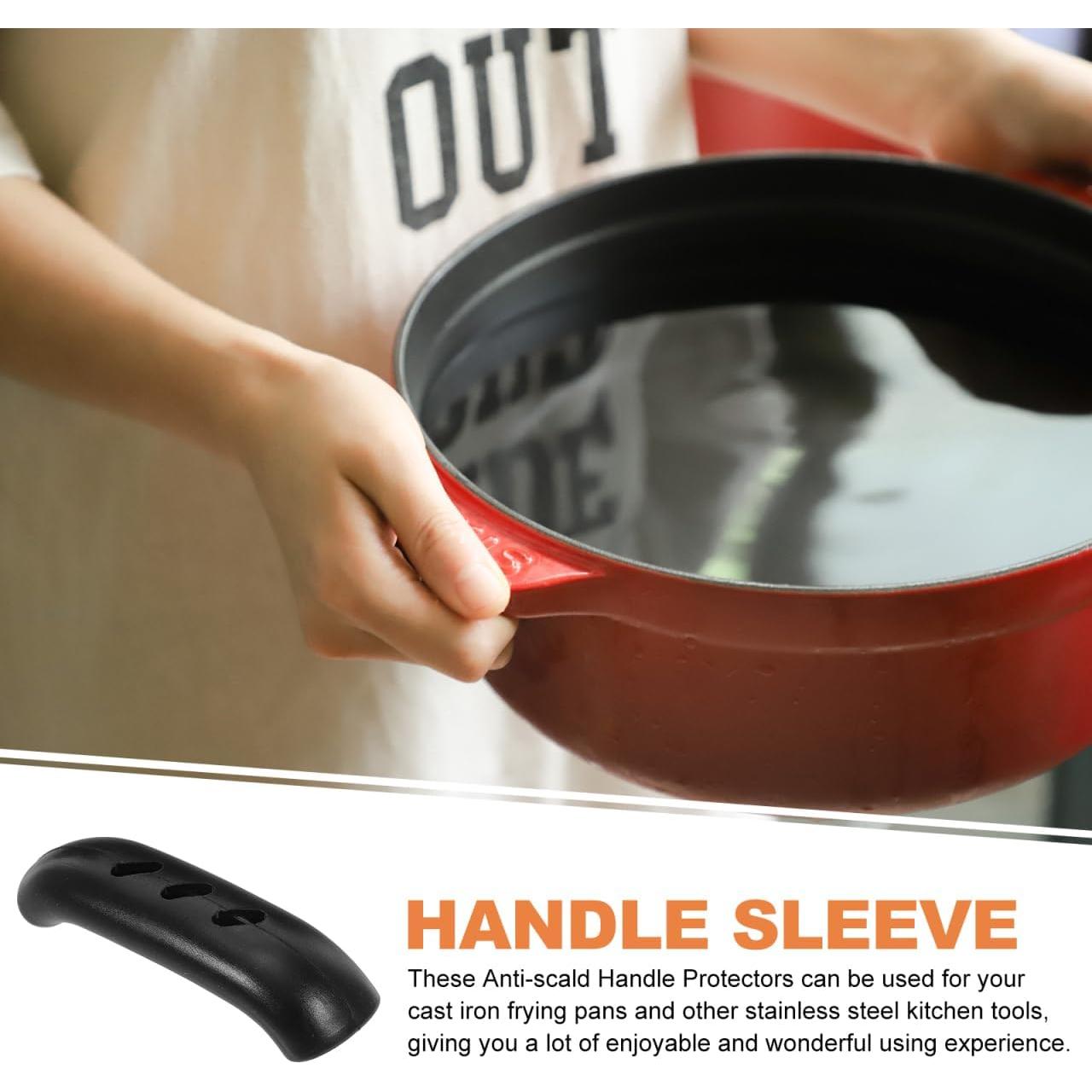 Fundas de Mango de Silicona BESTonZON - 10 Piezas Antideslizantes