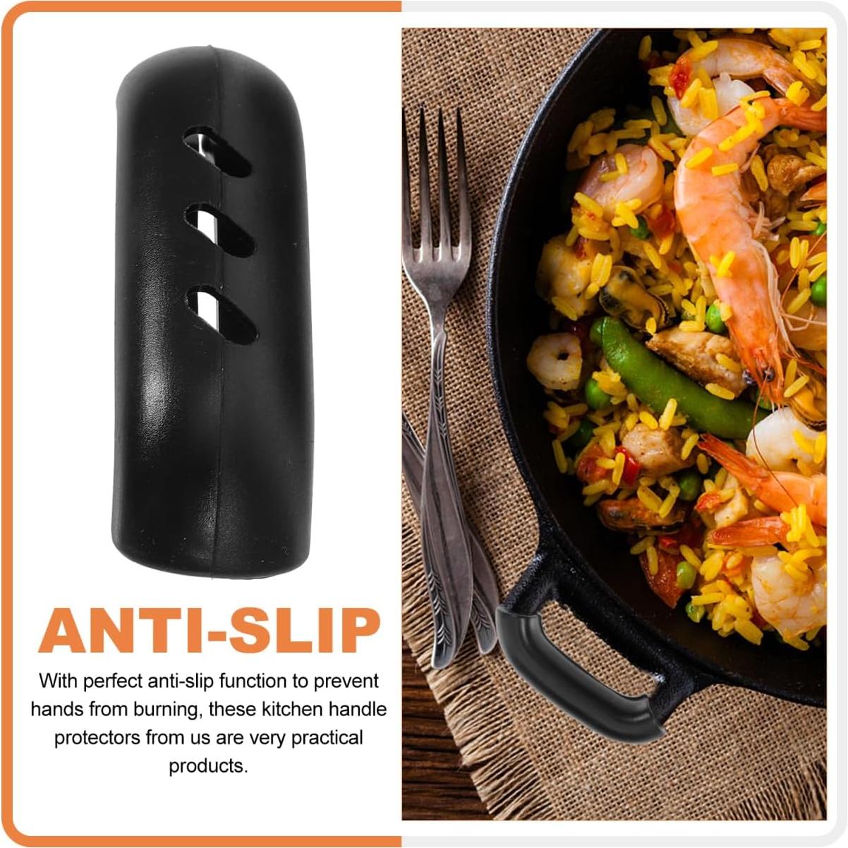 Fundas de Mango de Silicona BESTonZON - 10 Piezas Antideslizantes