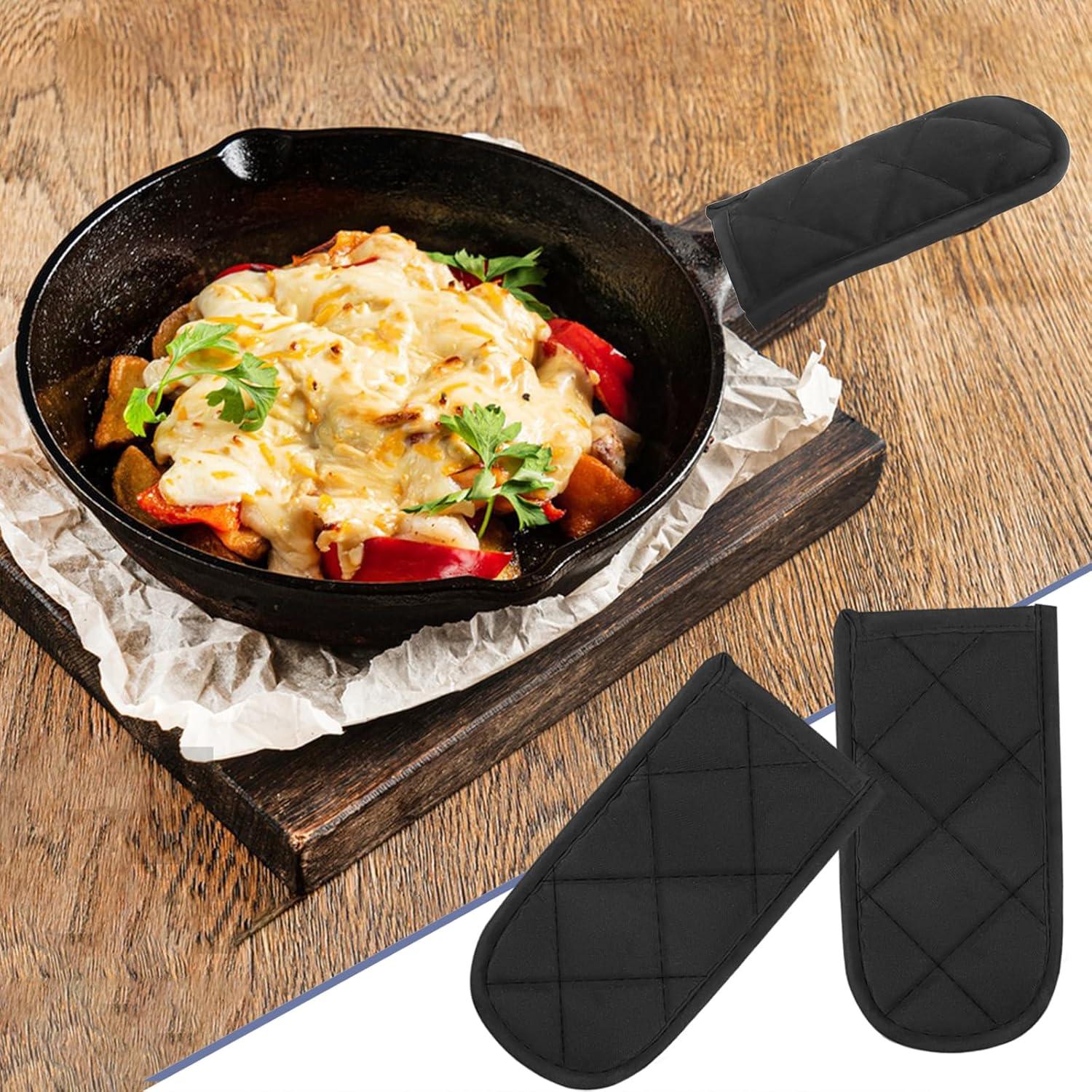 2 Fundas de Mango de Hierro Fundido TKYZMS - Resistentes al Calor