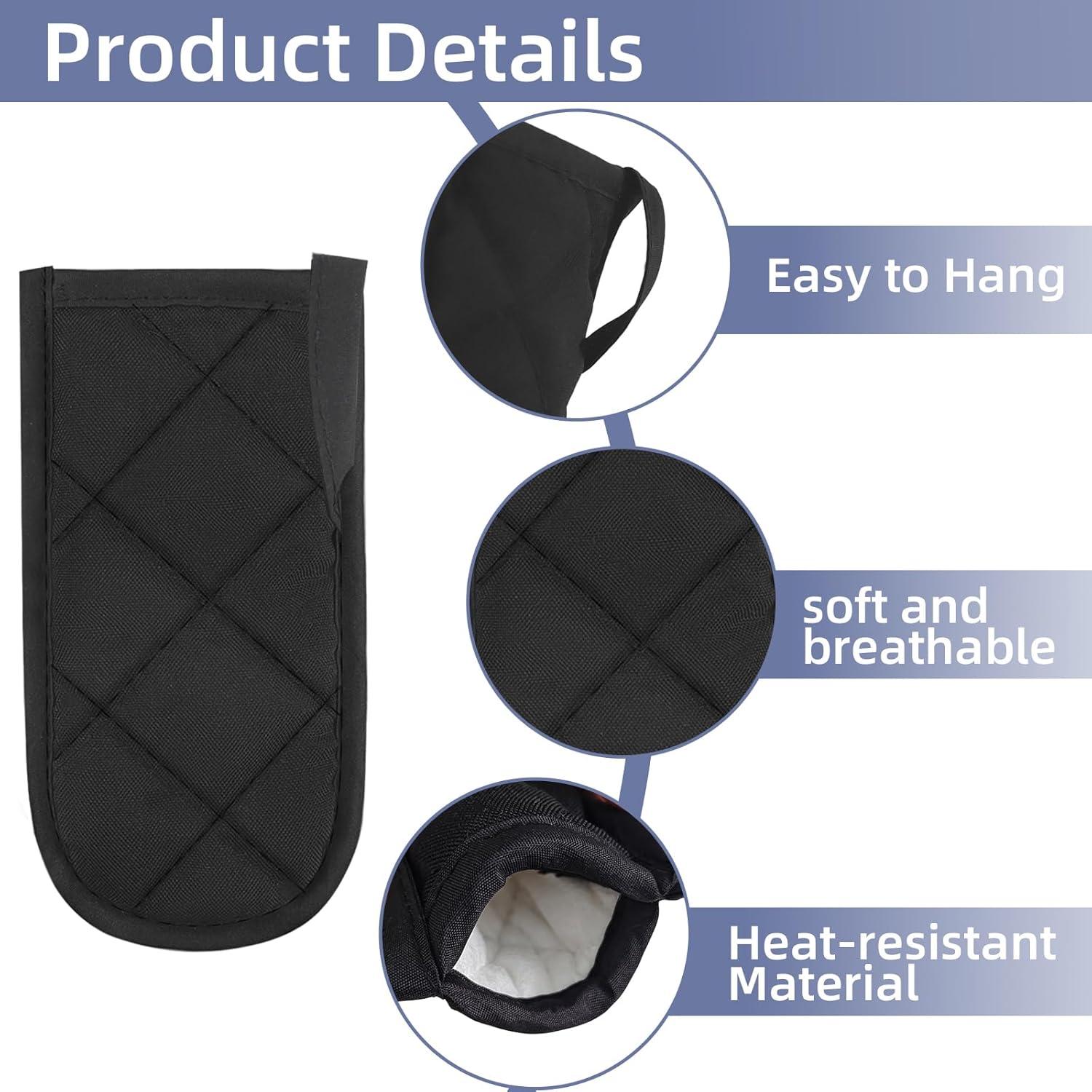 2 Fundas de Mango de Hierro Fundido TKYZMS - Resistentes al Calor