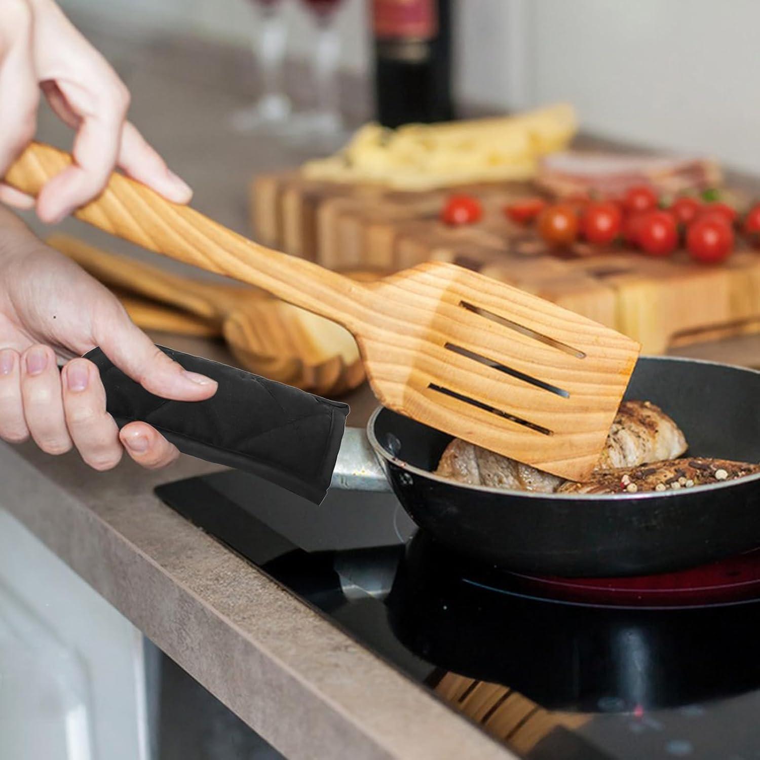 2 Fundas de Mango de Hierro Fundido TKYZMS - Resistentes al Calor