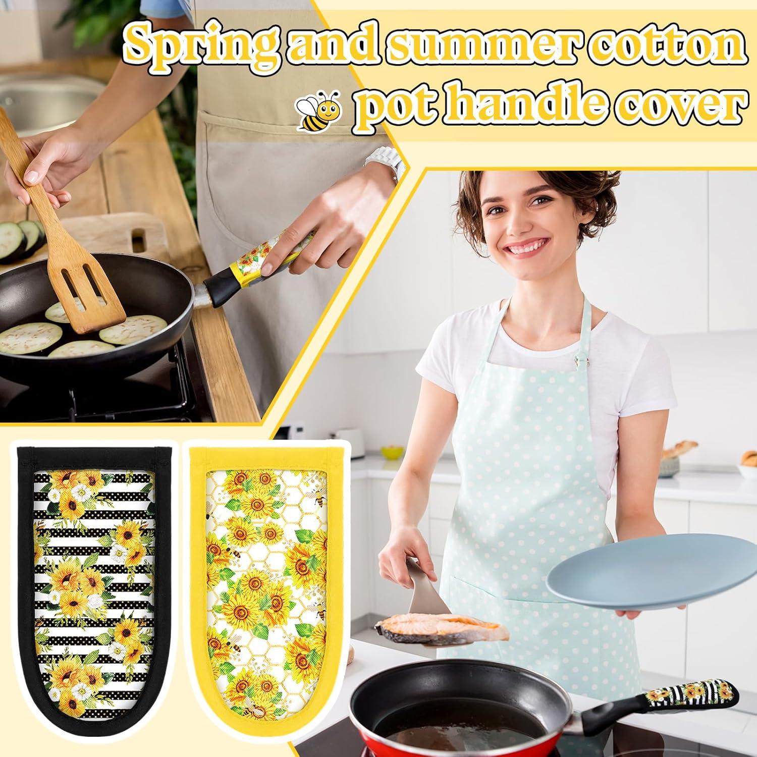 Patelai 8 Fundas para Mangos de Sartén de Hierro Fundido