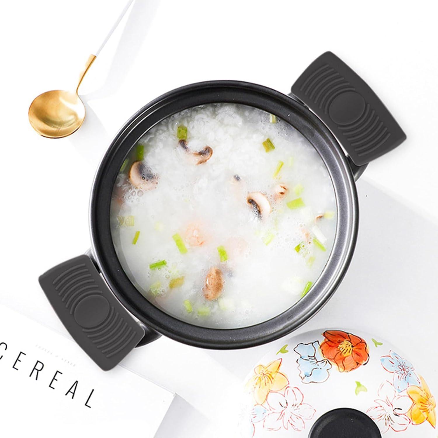 2 Fundas de Silicona Antideslizantes Huakaile para Mangos de Olla