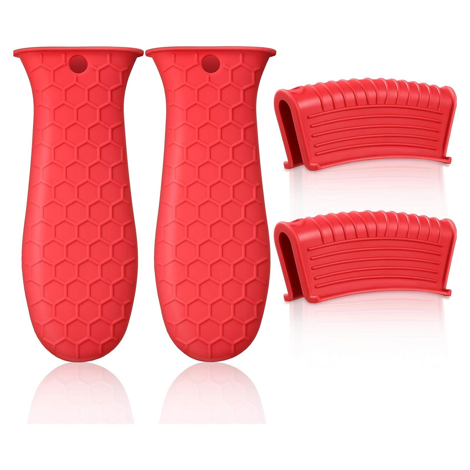 Funda de Mango de Silicona Patelai - 4 Piezas Antideslizantes