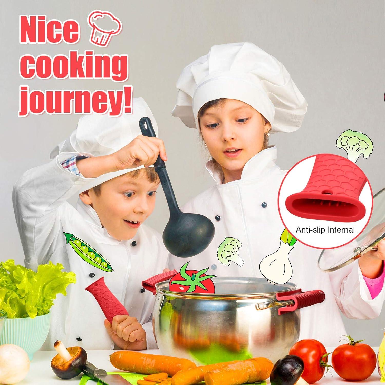 Funda de Mango de Silicona Patelai - 4 Piezas Antideslizantes