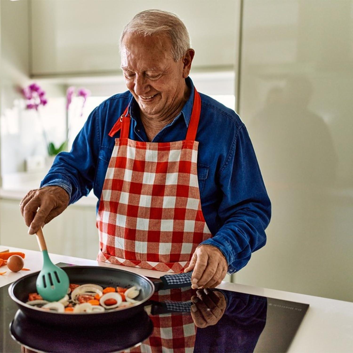 4 Fundas para Mangos de Sartén de Hierro Fundido Motroce