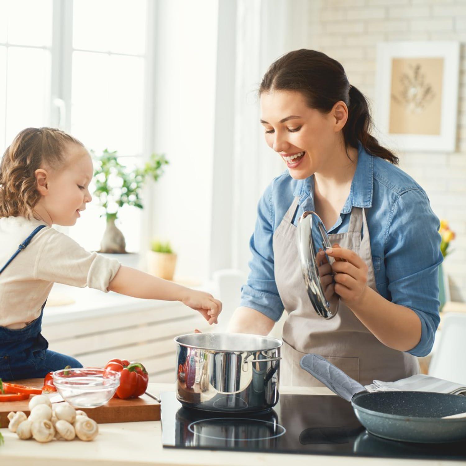 4 Fundas para Mangos de Sartén de Hierro Fundido Motroce