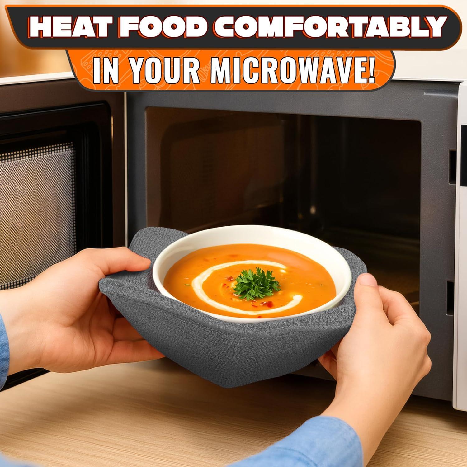 Soportes para Tazones de Microondas LIBERHAUS 4 Pcs Gris 19 cm