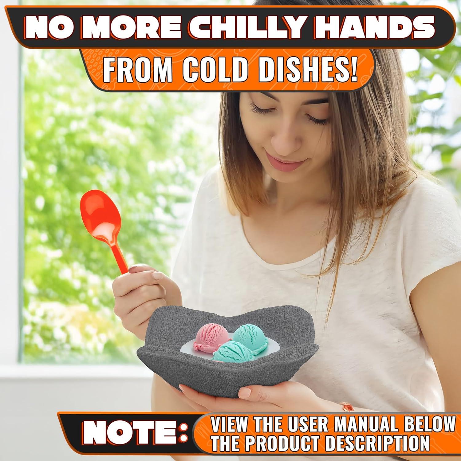 Soportes para Tazones de Microondas LIBERHAUS 4 Pcs Gris 19 cm