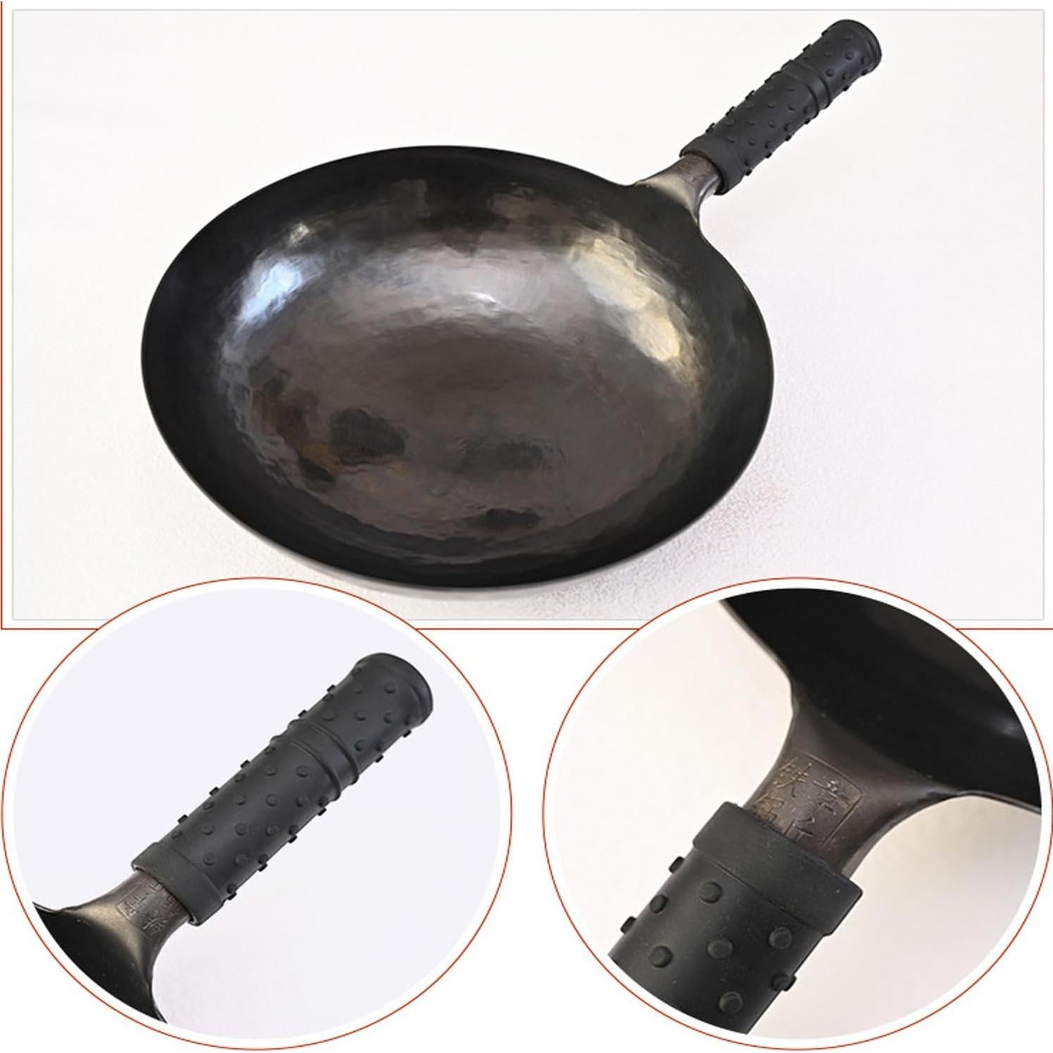 2 Piezas Manga de Silicona Aislante para Mango de Olla UtySty