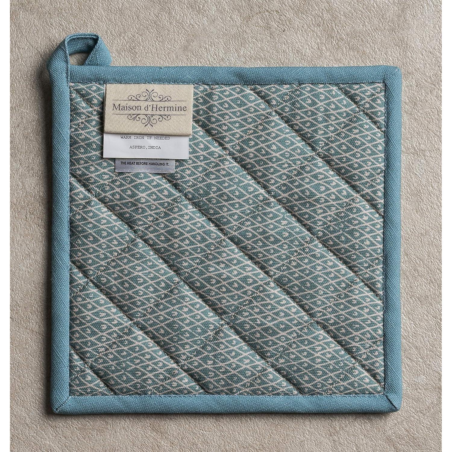 Agarrador de Cocina Maison d' Hermine 20x20 cm Algodón Marquise