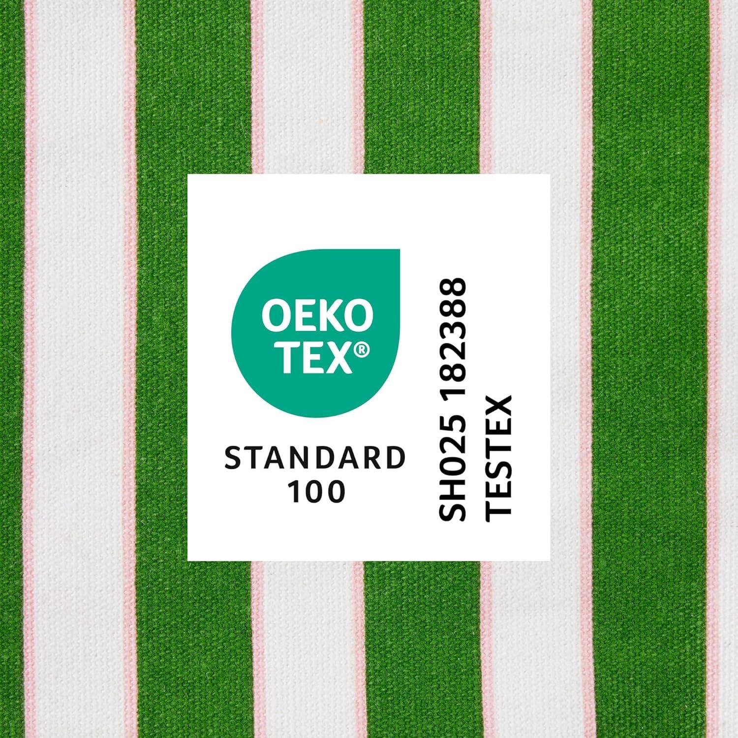 Set de 2 Agarraderas Mini Kate Spade Rayas Botánicas 14x20 cm