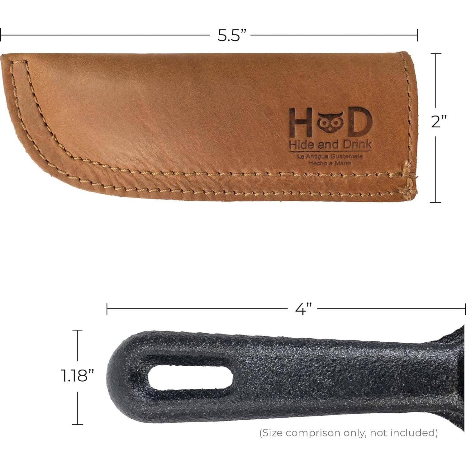 Protector de Mango para Sartén de Hierro Fundido Hide & Drink