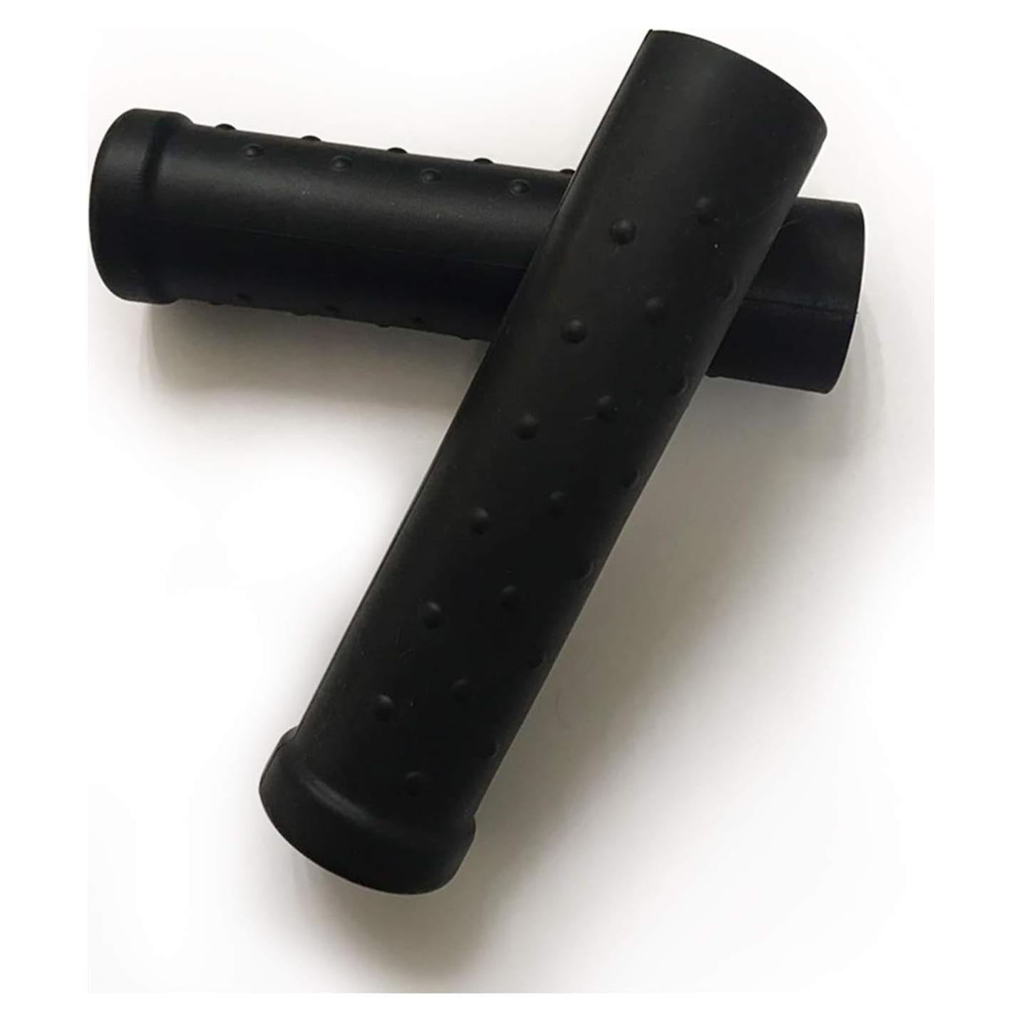 Cubierta de mango de silicona ZhenSanHuan, juego de 2, negra