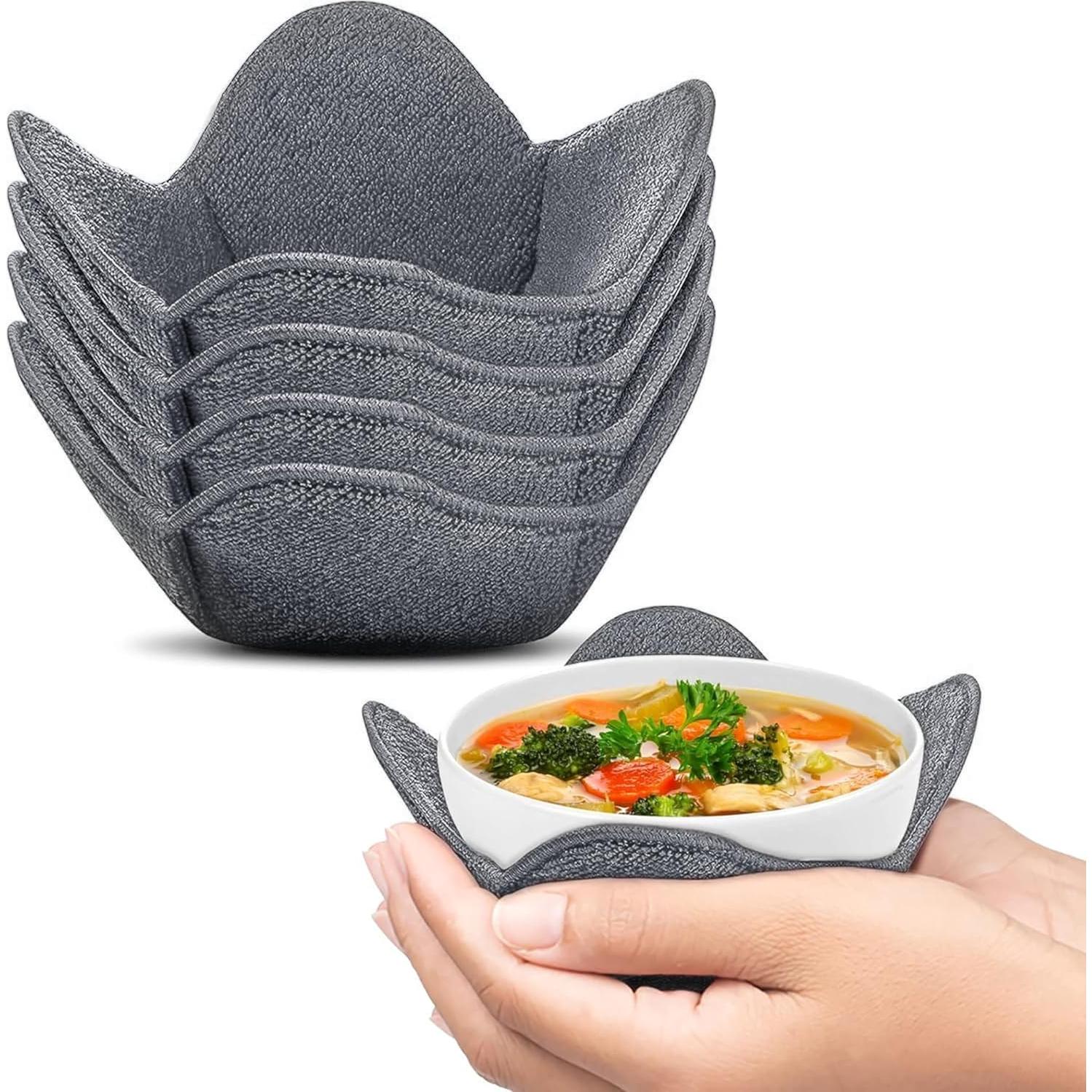 Set de 4 Calentadores de Tazones Trendsettings Gris