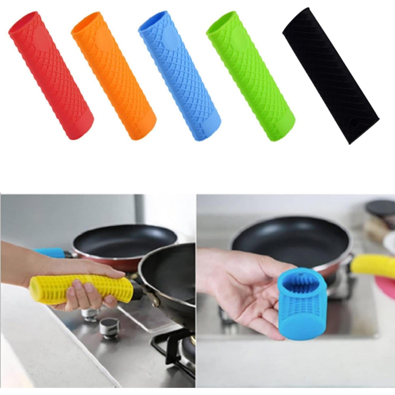 Funda de Mango de Silicona MroMax 15.5cm Antideslizante 2Pcs