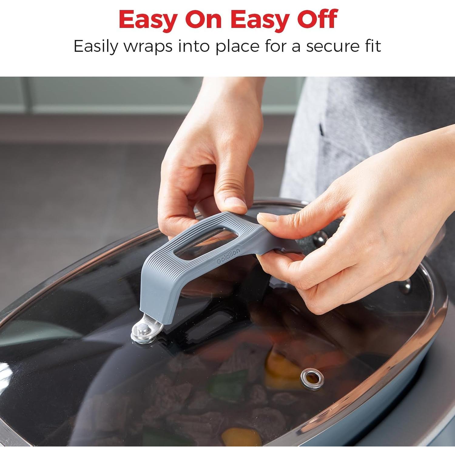 Cubierta de Mango de Silicona Goldlion para Olla Ninja 8.5L